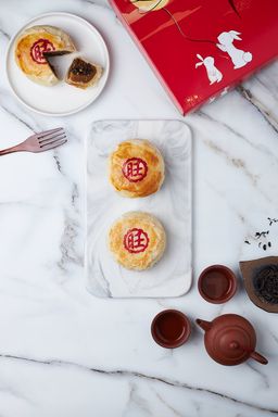 Hae Bee Hiam Mooncake (蝦米香月饼)  - 4 pieces in a box