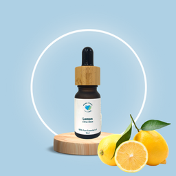 100% Pure Lemon Essential Oil (Citrus limon) - 10ml