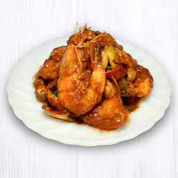 Sambal Prawns 参巴煎虾