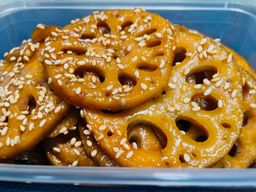 연근조림 Braised Lotus Roots 