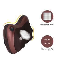 Oreiller de Massage électrique,vibration et Relaxation,des épaules et dos