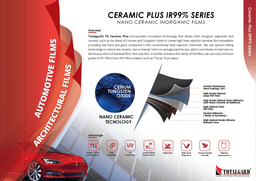 Ceramic Plus ( Nano Ceramic film) IRR99
