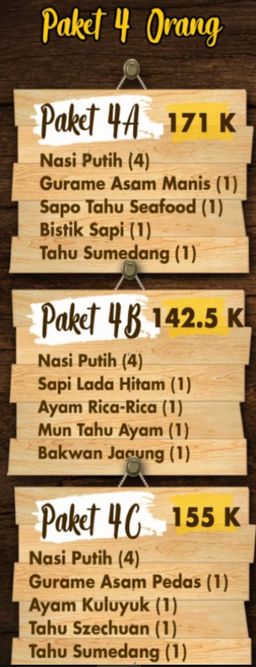 Paket 4 Orang