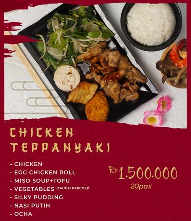 Chicken Teppanyaki 20 Pax