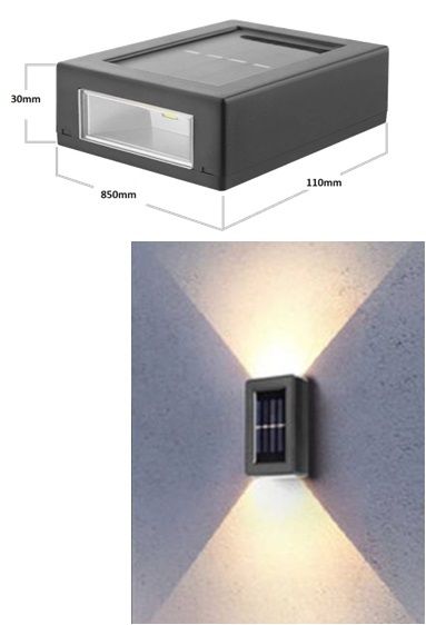 Double sided wall light