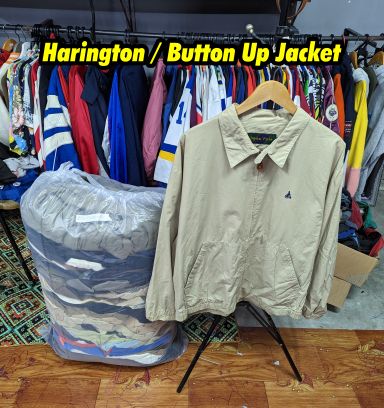 Combo Harington Jacket (Mix Zip Up / Button)