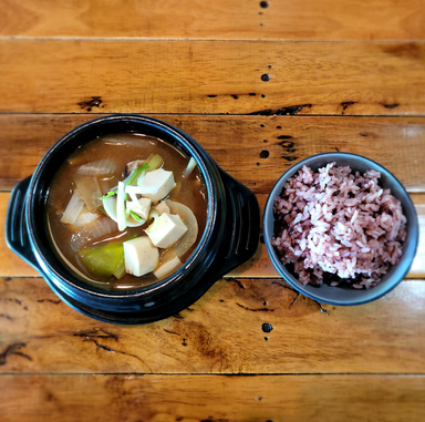 된장찌개 Seafood Soybean Paste Soup with Rice (1Pax) Non-Spicy