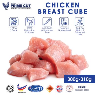 Skinless Breast Cubes