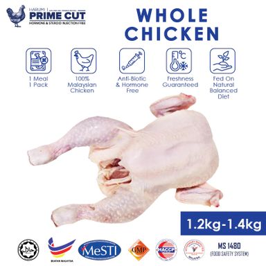 Whole Chicken Tri-Pack (3.6-4.2kg/ 3 birds) 