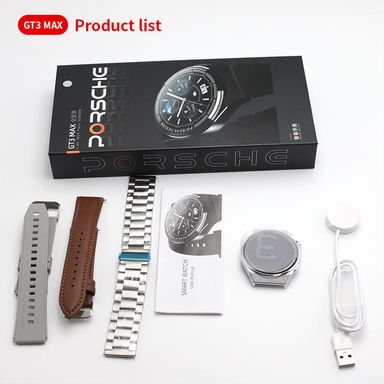 PORSCHE DESIGN GT3 MAX ROUND SMART WATCH MEN 1.45 HIGH DEFINITION COLOR SCREEN NFC SMART WATCH (New Arrival) PORSCHE DESIGN GT3 MAX ROUND SMART WATCH