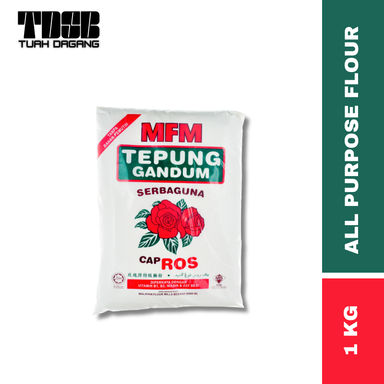 Tepung Gandum Cap Ros 1.0 KG