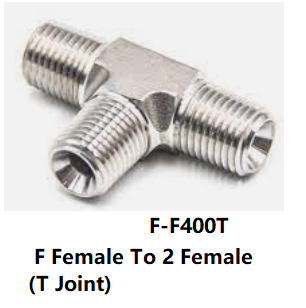 F-F400T (EVO F Female To 2 Female (T Joint))