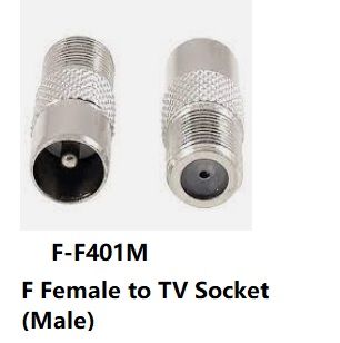 F-F401M (EVO F Female to TV Socket (Male))