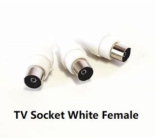 TV-401F (EVO TV Socket White Female)