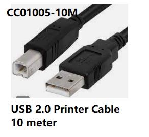 CC01005-10M (USB 2.0 Printer Cable 10 meter)