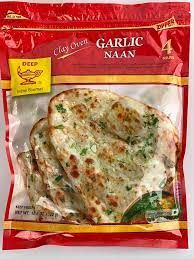 Deep Garlic Naan - 4 PCS