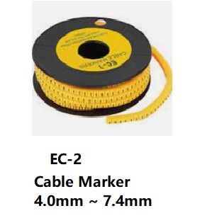 EC-2  (EC-2 Cable Marker 4.0mm ~ 7.4mm 