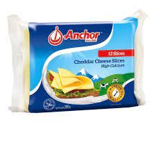 Anchor Cheddar Cheese Slices - 12s