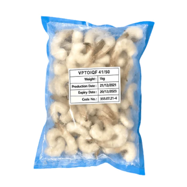 Frozen Prawns PTO 41/50 - 1 KG