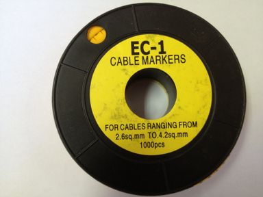 EC-(EC-1 Cable Marker 3.0mm ~ 4.2mm 