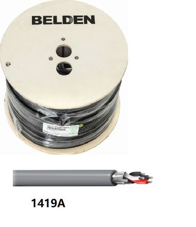 1419A Belden 24AWG 2-Pair Low Capacitance Computer EIA RS-232/422 Cable