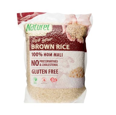 Naturel Organic Brown Rice (Cholesterol & Gluten Free) -2 KG