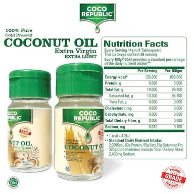 Coco Republic Extra Virgin Coconut Oil 400 ml