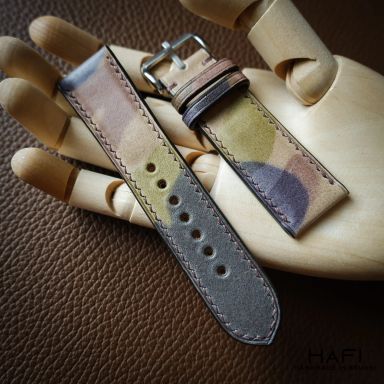 Camouflage Leather Watch Straps