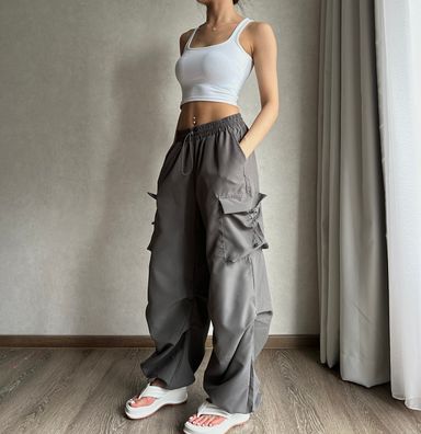 CARGO PANTS (CHARCOAL GREY)