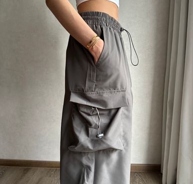 CARGO PANTS (CHARCOAL GREY)