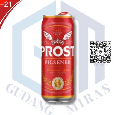 PROST LAGER BEER PILSENER CAN BIR PUTIH BOTTLE PILSNER KALENG BREMER JUMBO