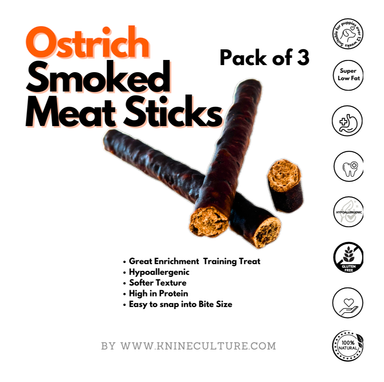Ostrich Smoked Meat Sticks🐶