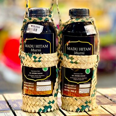 (AROMA SASAK) MADU HITAM MURNI 500ML