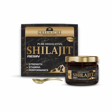 Greeniche Himalayan Shilajit Resin for Performance| Strength, Power & Stamina| 20g