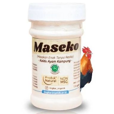 LINGKAR ORGANIK MASEKO AYAM KAMPUNG ( BOTOL ) 100 GR