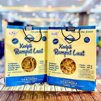 (FAEZIELA) KERIPIK RUMPUT LAUT 200GR