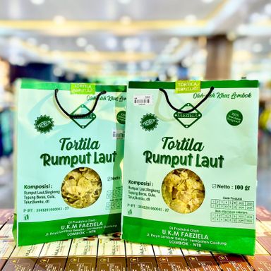 (FAEZIELA) TORTILA RUMPUT LAUT 100GR