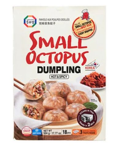 쭈꾸미 물방울 만두(small octopus dumping)