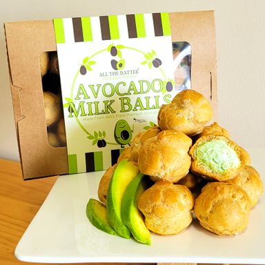 Avocado Milk Balls (Box of 18)