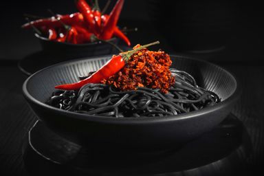 Grandma Ong Volcano Charcaol Noodles - Extra Spicy