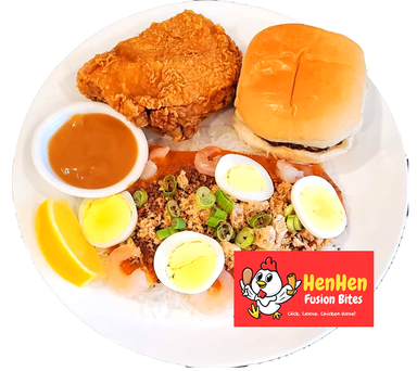 CMB #3 - 1pc Chicken + Gravy + Burger + Palabok