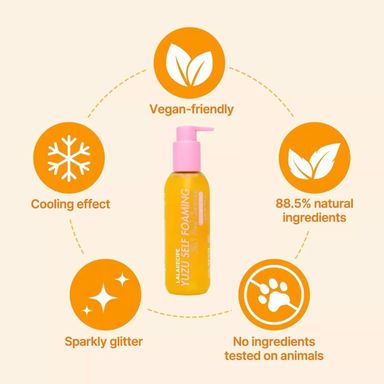 LALA RECIPE YUZU SELF FOAMING 3in1 CLEANSER 200ml