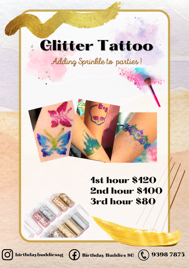 Glitter tattoo 