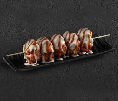 Brochette De Profiteroles Au Caramel