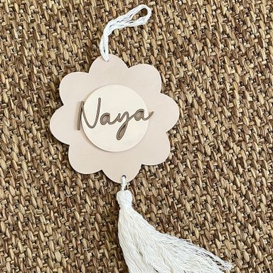 Personalized Daisy Plaque