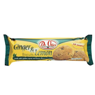 DE VRIES GINGER LEMON 180GR.