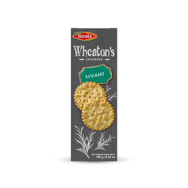 TASTY TREATS WHEATONS  GOURMET ROSEMARY 180 GR.