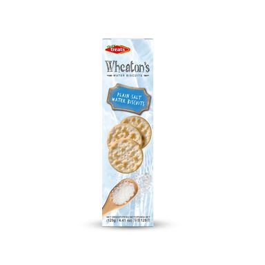 TASTY TREATS WHEATONS WATER BISCUITS SALTED 125 GR.