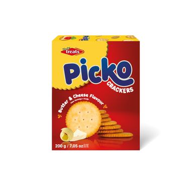 TASTY TREATS PICKO BUTTER AND CHEESE  200GR.