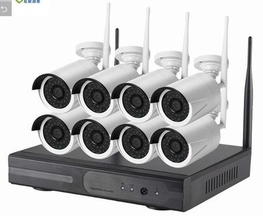 8CH CCTV System 1080P Analog HD Ahd DVR Wireless Kit